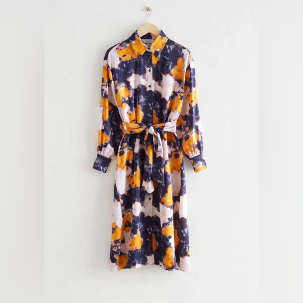 & Other Stories Stockholm Atelier Printed Midi Dress